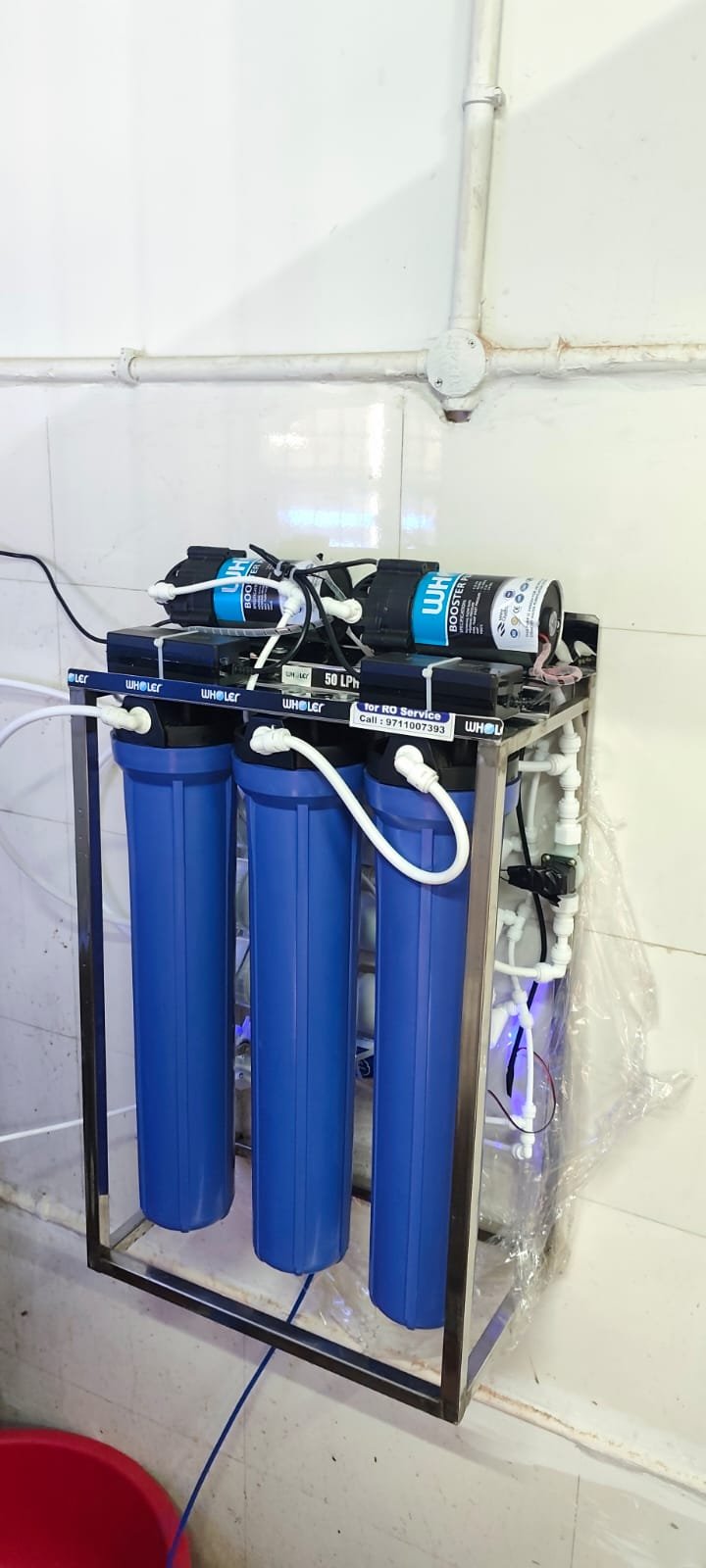 Commercial 50 LPH RO plant